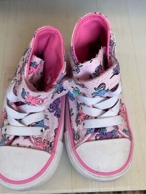 Converse Kids Pink Unicorn High-Top Sneakers